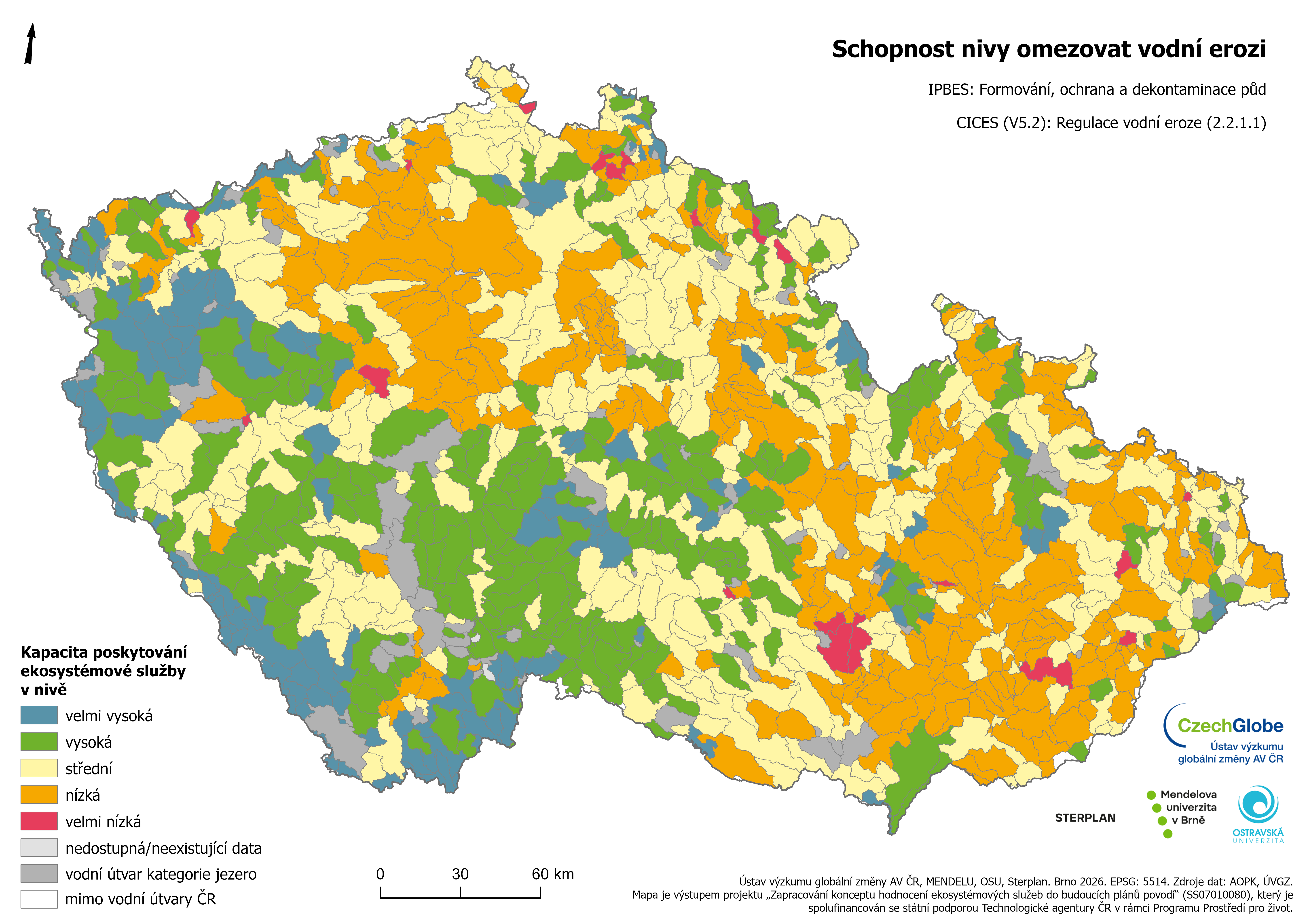 6n - Schopnost omezovat erozi v nivě